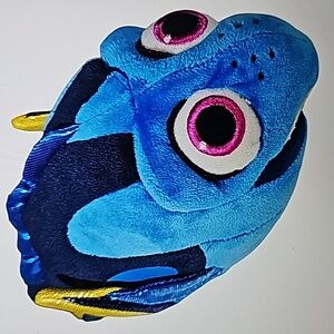 Ty Sparkle Dory Blue Tang Fish Beanie Buddies Plush Stuffed Animal 2016 9"